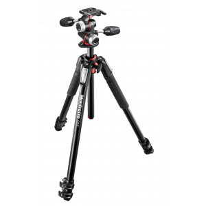 Manfrotto MK055XPRO3-3W 055 Aluminium Stativ mit 3 Segmenten und MHXPRO3-3W 3-Wege-Neiger-22