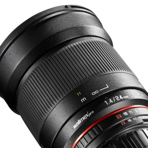 Walimex Pro 24mm 1:1,4 CSC-Weitwinkelobjektiv (Filtergewinde 77mm, IF, AS und ED-Linsen) für Samsung NX Objektivbajonett schwarz-22