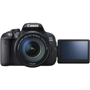 Canon EOS 700D SLR-Digitalkamera (18 Megapixel, 7,6 cm (3 Zoll) Touchscreen, Full HD, Live-View) Kit inkl. EF-S 18-135mm 1:3,5-5,6 IS STM-22