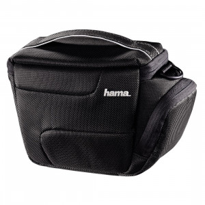 Hama Reise-Kameratasche für eine kompakte Systemkamera mit zwei Objektiven, Seattle 110, Schwarz-22