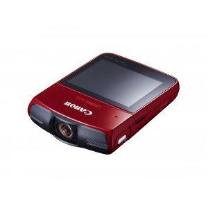 Canon Legria mini Camcorder (6,8 cm (2,7 Zoll) LCD-Display, 12 Megapixel CMOS-Sensor, Full HD, WiFi, SD-Kartenlslot) rot-22