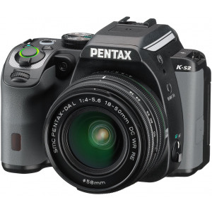 Pentax K-S2 Spiegelreflexkamera (20 Megapixel, 7,6 cm (3 Zoll) LCD-Display, Full-HD-Video, Wi-Fi, GPS, NFC, HDMI, USB 2.0) Kit inkl. 18-50mm WR-Objektiv schwarz/Rennstreifen-21