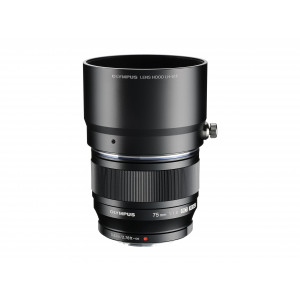 Olympus M.Zuiko Digital ED 75 mm 1:1:8 Objektiv für Micro Four Thirds Objektivbajonett (150 mm KB) schwarz-22
