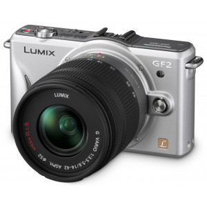 Panasonic Lumix DMC-GF2KEG-S Systemkamera (12 Megapixel, 7,5 cm (3 Zoll) Display, Full HD, bildstabilisiert) titan-silber inkl. Lumix G Vario 14-42mm Objektiv-22