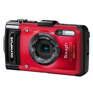 Olympus TG-2 Digitalkamera (12 Megapixel CMOS-Sensor, 4-fach opt. Zoom, 7,6 cm (3 Zoll) OLED-Display, F2,0 Objektiv, GPS, wasserdicht bis 15 m, kälteresistent, staub-, stoß und bruchgeschützt) rot-22