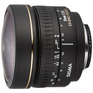 Sigma 8 mm F3,5 EX DG Zirkular Fisheye-Objektiv (Gelatinefilter) für Nikon Objektivbajonett-22