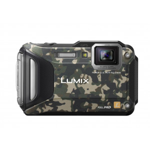 Panasonic LUMIX DMC-FT5EG9-Z Outdoor Kamera (3 Zoll LCD-Display, LEICA Weitwinkel Objektiv mit 4,6x opt. Zoom, wasserdicht bis 13 m, GPS, WiFi) camouflage-22