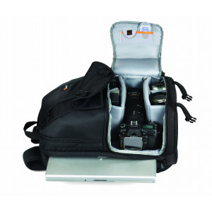 Lowepro Kamerarucksack Fastpack 250 für professionelle DSLR-Kamera, Zubehör und Notebook (bis 15.4") schwarz-22