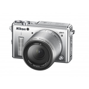 Nikon 1 AW1 Systemkamera (14,2 Megapixel, 7,6 cm (3 Zoll) TFT-Display, Full HD, HDMI, wasserdicht) Kit inkl. 11-27,5mm Objektiv silber-22