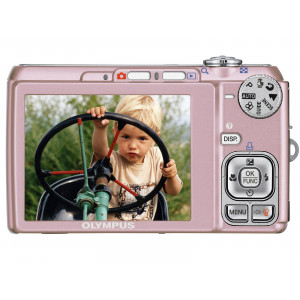 Olympus FE-340 Digitalkamera (8 Megapixel, 5-fach opt. Zoom, 6,9 cm (2,7 Zoll) Display) pink-22
