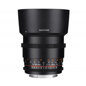 SAMYANG 13085T1.5C T1.5 VDSLR UMC II Objektiv für Anschluss Canon (85mm)-22