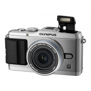 Olympus PEN E-P3 Systemkamera (12 Megapixel, 7,6 cm (3 Zoll) Display, Bildstabilisator, Full-HD Video) silber Kit inkl. 17mm Objektiv silber-22