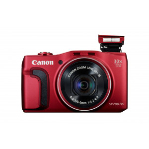 Canon PowerShot SX700 Digitalkamera (16,1 Megapixel, 30-fach opt. Zoom, 7,5 cm (3 Zoll) LCD-Display, NFC, Full HD) rot-22
