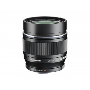 Olympus M.Zuiko Digital ED 75 mm 1:1:8 Objektiv für Micro Four Thirds Objektivbajonett (150 mm KB) schwarz-22
