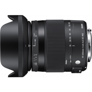 Sigma 18-200mm F3,5-6,3 DC Makro OS HSM Contemporary Objektiv (Filtergewinde 62mm) für Nikon Objektivbajonett-22