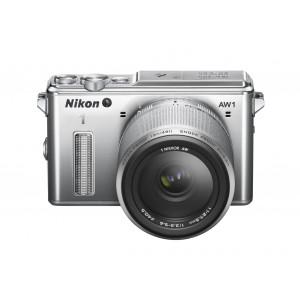 Nikon 1 AW1 Systemkamera (14,2 Megapixel, 7,6 cm (3 Zoll) TFT-Display, Full HD, HDMI, wasserdicht) Kit inkl. 11-27,5mm Objektiv silber-22