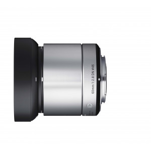 Sigma 60mm f2,8 DN Objektiv (Filtergewinde 46mm) für Sony-E Objektivbajonett silber-22