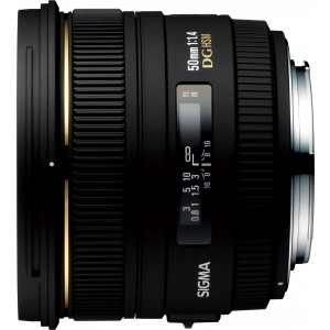 Sigma 50mm F1,4 EX DG HSM Objektiv (77mm Filtergewinde) für Canon-21