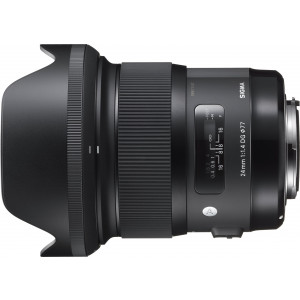 Sigma 24 mm F1,4 DG HSM Objektiv (77 mm Filtergewinde) für Nikon Objektivbajonett-22