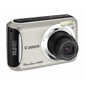 Canon PowerShot A495 Digitalkamera (10 Megapixel, 3-fach opt. Zoom, 6,2 cm (2.5 Zoll) Display) silber-22