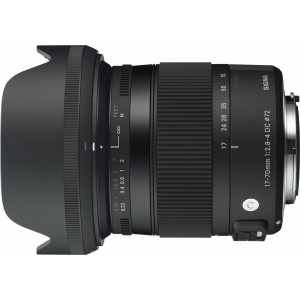 Sigma 17-70 mm f2,8-4,0 Objektiv (DC, Makro, OS, HSM, 72 mm Filtergewinde) für Nikon Objektivbajonett-22