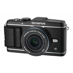 Olympus PEN E-P3 Systemkamera (12 Megapixel, 7,6 cm (3 Zoll) Display, Bildstabilisator, Full-HD Video) schwarz Kit inkl. 17mm Objektiv schwarz-22