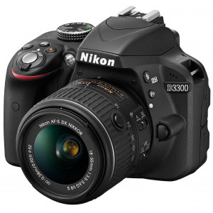 Nikon D3300 SLR-Digitalkamera Kit (24 Megapixel, 7,6 cm (3 Zoll) TFT-LCD-Display, Live View, Full-HD) inkl. AF-S DX 18-55 VR II Objektiv schwarz-22