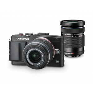 Olympus Pen E-PL6 Systemkamera (16 Megapixel, 7,6 cm (3 Zoll) Touchscreen, bildstabilisiert) Kit inkl. 14-42 mm und 40-150 mm Objektiv schwarz-21