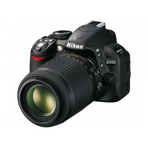 Nikon D3100 SLR-Digitalkamera (14 Megapixel, Live View, Full-HD-Videofunktion) Kit inkl. AF-S DX 18-55 mm VR Objektiv + 55-200 mm VR Objektiv-22