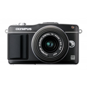 Olympus Pen E-PM2 Kit schwarz + 14-42 mm-22