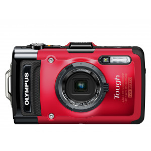 Olympus TG-2 Digitalkamera (12 Megapixel CMOS-Sensor, 4-fach opt. Zoom, 7,6 cm (3 Zoll) OLED-Display, F2,0 Objektiv, GPS, wasserdicht bis 15 m, kälteresistent, staub-, stoß und bruchgeschützt) rot-22