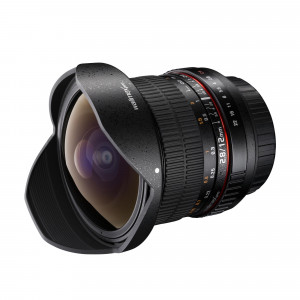 Walimex Pro 12mm f/2,8 Fish-Eye Objektiv DSLR (AE Chip für Datenübertragung) für Nikon F Bajonett schwarz-22