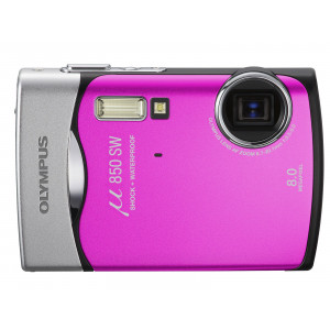 Olympus Mju-850SW Digitalkamera (8 Megapixel, 3-fach opt. Zoom, 6,4 cm (2,5 Zoll) Display) Hot Pink-22