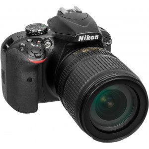 Nikon Kamera AF-S DX Nikkor 18-105 mm 1:3,5-5,6G ED VR D3400 Gehäuse schwarz-22