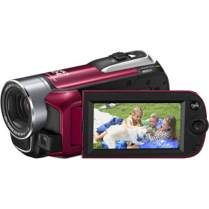Canon LEGRIA HF R16 AVCHD-Camcorder (Dual-Flash-Memory, 20-fach opt. Zoom, 6,7 cm (2,7 Zoll) Display) rot-22