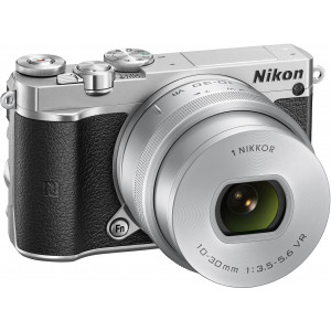 Nikon 1 J5 Systemkamera (20 Megapixel, 7,5 cm (3 Zoll) Display, 4K-Videoaufzeichnung, Funktionswählrad, Einstellrad, Funktionstaste, WiFi, NFC, USB, HDMI) Kit inkl. 10-30 mm PD-Zoom Objektiv silber-22