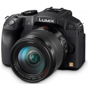 Panasonic Lumix Kompakte Systemkamera 7,62 cm (3 Zoll), 16 Megapixel, 4-facher optischer Zoom, USB + Objektiv 14 140 mm, F 3,5 5,6 (DMC-G6HEF-K), Schwarz-21
