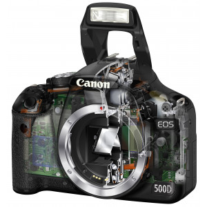 Canon EOS 500D SLR-Digitalkamera (15 Megapixel, LiveView, HD-Video) Gehäuse-22
