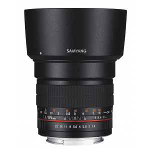 Samyang 85mm F1.4 Objektiv für Anschluss Canon EOS-22