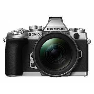 Olympus E-M1 OM-D Systemkamera (16 Megapixel, 7,6 cm (3 Zoll) TFT LCD-Display, Full HD, HDR, 5-Achsen Bildstabilisator) inkl. M.Zuiko Digital ED 12-40mm Top Pro Objekitv Kit silber-22