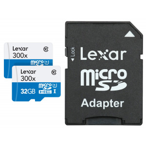 Lexar 32GB 300x microSDHC UHS Model LSDMI32GBSBNA300A2-22