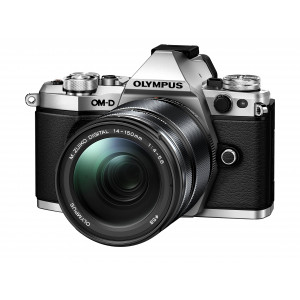 Olympus OM-D E-M5 Mark II Systemkamera (16 Megapixel, 7,6 cm (3 Zoll) TFT LCD-Display, Full HD, HDR, 5-Achsen Bildstabilisator) inkl. 14-150 mm II Objektiv silber-22
