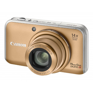 Canon PowerShot SX210 IS Digitalkamera (14 Megapixel, 14-fach opt. Zoom, 7.6 cm (3 Zoll) Display) gold-22