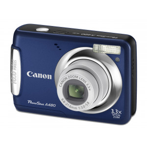 Canon PowerShot A480 Digitalkamera (10 Megapixel, 3-fach opt. Zoom, 6,4 cm (2,5 Zoll) Display) Blau-22