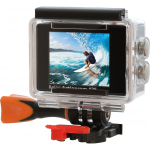 Rollei Actioncam 425 4k 2160p, Unterwassergehäuse für bis zu 40m Wassertiefe, 2.4 G Hochfrequenz-Handgelenk-Fernbedienung schwarz-22