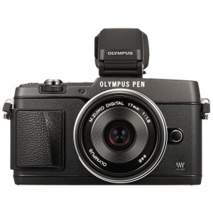 Olympus E-P5 Systemkamera (16 Megapixel, 7,6 cm (3 Zoll) Touchscreen, HDMI, WiFi) inkl. 17mm 1:1.8 Objektiv Kit und hochauflösender VF-4 elektronischer Sucher schwarz-22