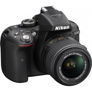 Nikon D5300 SLR-Digitalkamera (24,2 Megapixel, 8,1cm (3,2 Zoll) LCD-Display, Full HD, HDMI, WiFi, GPS, AF-System mit 39 Messfeldern) Kit inkl. AF-S DX 18-55 VR II Objektiv schwarz-22