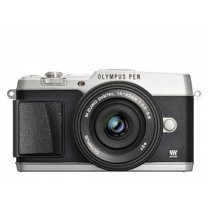 Olympus Pen E-P5 Kamera (16,1 Megapixel, Full HD, 7,6 cm (3 Zoll) Display, WiFi) inkl. 14-42mm Pancake Objektiv und Ledertrageriemen, silber-22