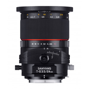 Samyang 24mm F3.5 T/S Objektiv für Anschluss Nikon AE-22