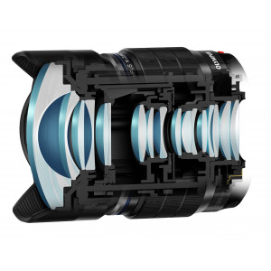 Olympus M.Zuiko Digital ED 8 mm 1:1.8 Fisheye Pro Objektiv für Micro Four Thirds Objektivbajonett schwarz-22